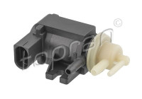 Pressure converter, exhaust gas control