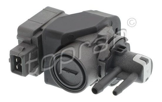 Pressure converter, exhaust gas control
