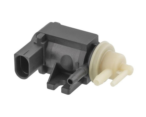 Pressure converter, exhaust gas control