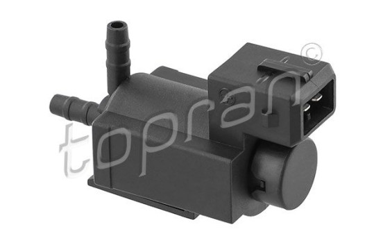 Pressure converter, exhaust gas regulation