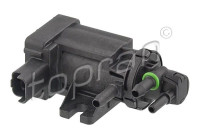 Pressure converter, exhaust gas regulation