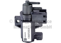 Pressure converter, exhaust gas regulation
