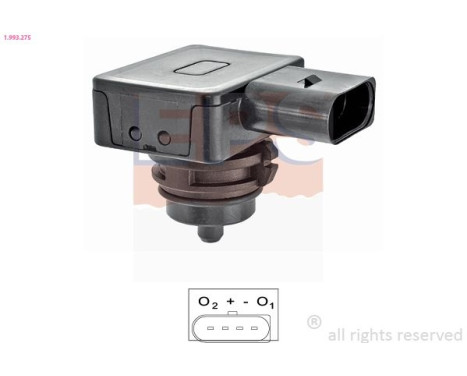 Pressure Sensor, brake booster Made in Italy - OE Equivalent 1.993.275 EPS Facet