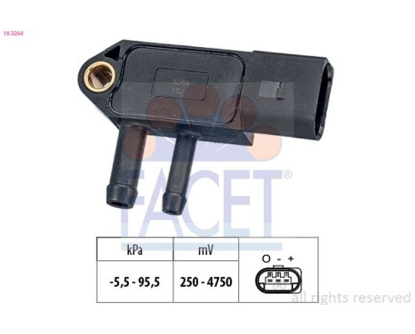 Pressure Sensor, brake booster Made in Italy - OE Equivalent