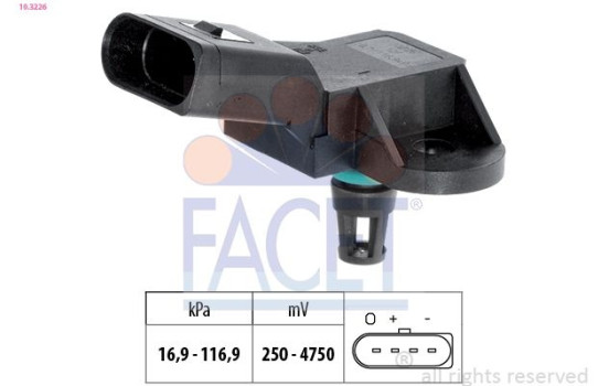 Pressure Sensor, brake booster Made in Italy - OE Equivalent