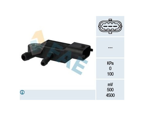 Sensor, exhaust pressure