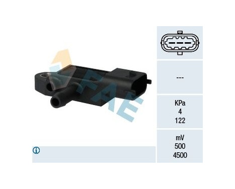 Sensor, exhaust pressure