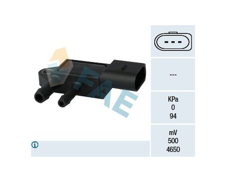 Sensor, exhaust pressure