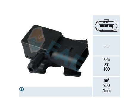 Sensor, exhaust pressure