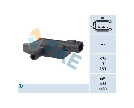 Sensor, exhaust pressure