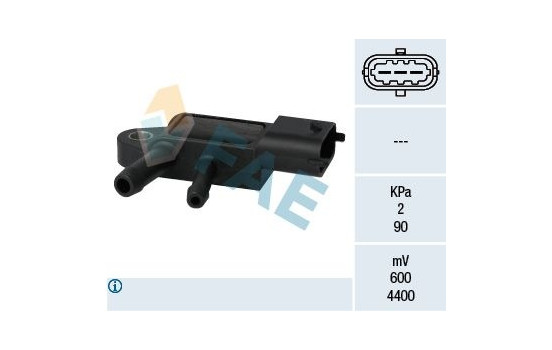 Sensor, exhaust pressure