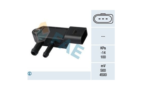 Sensor, exhaust pressure