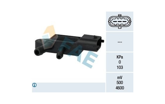 Sensor, exhaust pressure