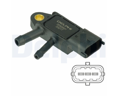 Sensor, exhaust pressure