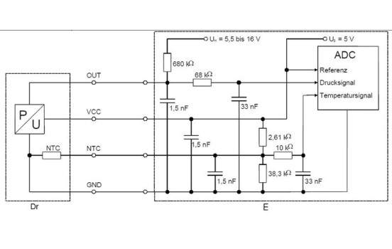 Sensor, intake manifold pressure DS-S3-TF Bosch