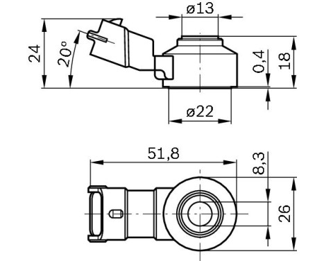 Knock Sensor 0 261 231 173 Bosch, Image 6