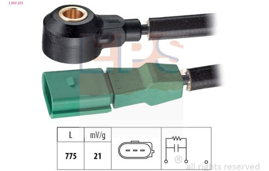 Knock sensor 1.957.251 EPS Facet