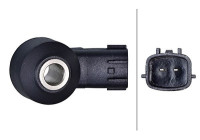 Knock sensor 6PG 013 114-331 Hella
