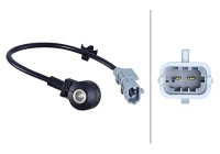 Knock sensor 6PG 013 114-381 Hella