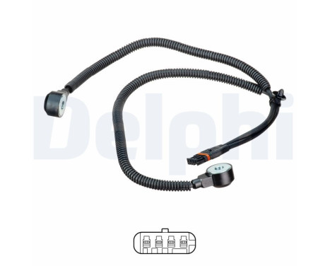 Knock sensor AS10238 Delphi
