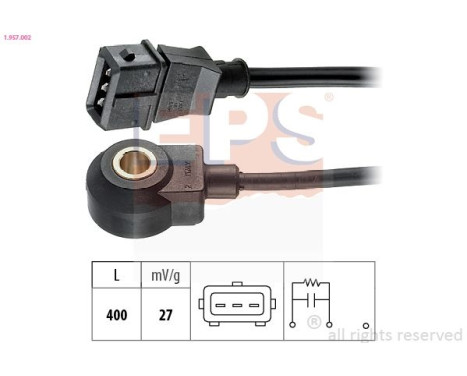 Knock Sensor Made in Italy - OE Equivalent 1.957.002 EPS Facet