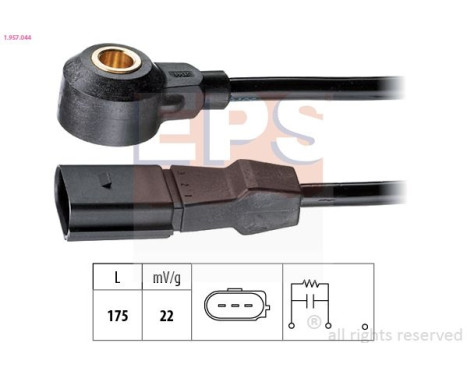 Knock Sensor Made in Italy - OE Equivalent 1.957.044 EPS Facet