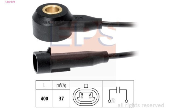 Knock Sensor Made in Italy - OE Equivalent 1957079 EPS Facet