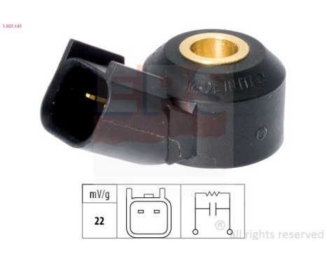 Knock Sensor Made in Italy - OE Equivalent 1957141 EPS Facet