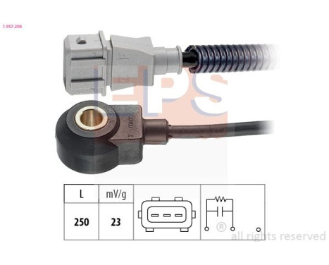 Knock Sensor Made in Italy - OE Equivalent 1957206 EPS Facet