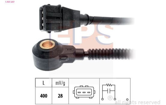 Knock Sensor Made in Italy - OE Equivalent 1957207 EPS Facet