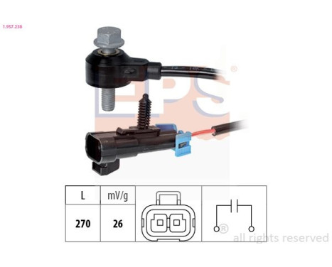 Knock Sensor Made in Italy - OE Equivalent 1957238 EPS Facet