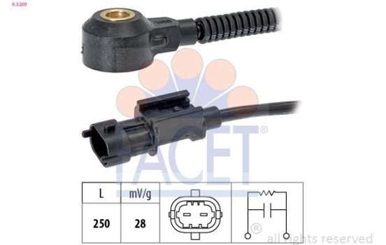 Knock Sensor Made in Italy - OE Equivalent