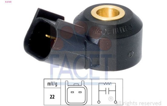Knock Sensor Made in Italy - OE Equivalent