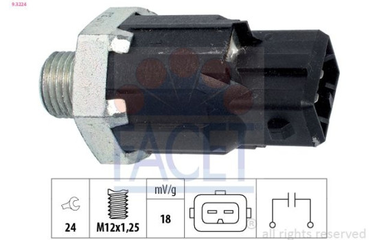 Knock Sensor Made in Italy - OE Equivalent