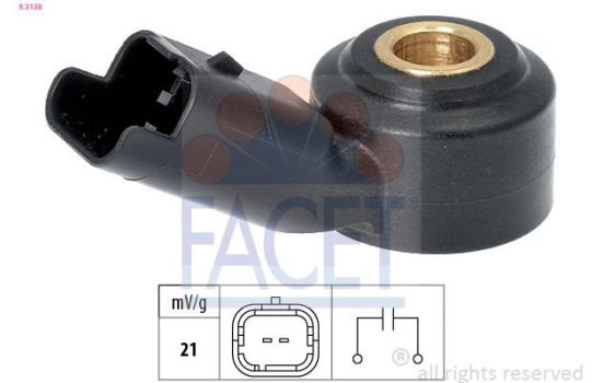 Knock Sensor Made in Italy - OE Equivalent, Image 2