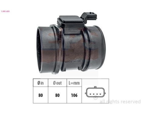 Air mass meter