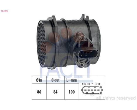 Air Mass Sensor Made in Italy - OE Equivalent