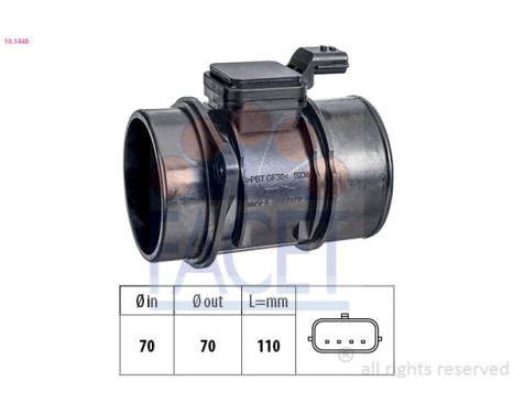 Air Mass Sensor Made in Italy - OE Equivalent