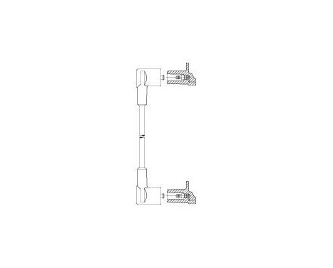 Spark plug cable