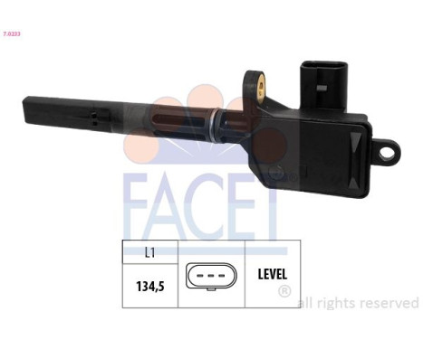 Sensor, engine oil level