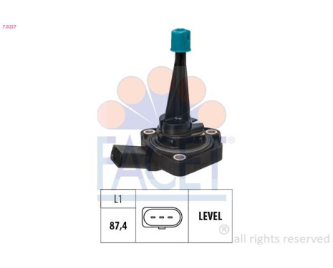Sensor, engine oil level