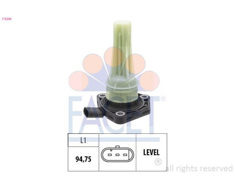 Sensor, engine oil level