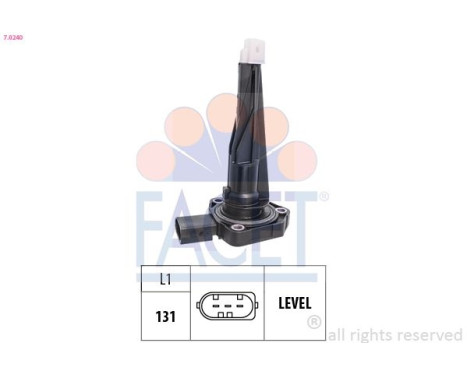 Sensor, engine oil level