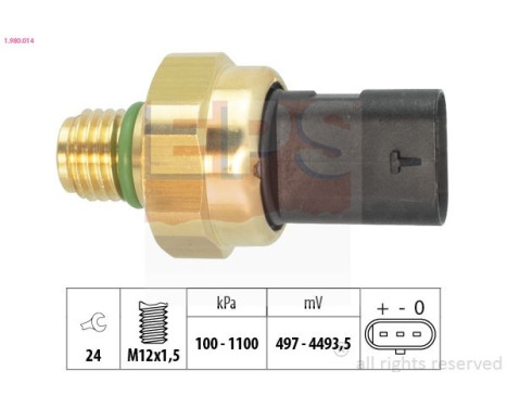 Oil pressure sensor 1.980.014 EPS Facet