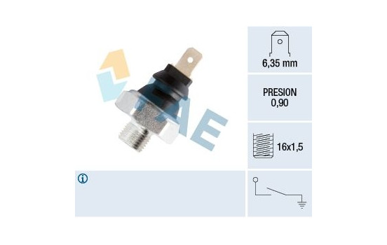 Oil pressure sensor