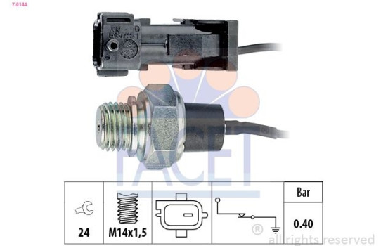 Oil pressure sensor