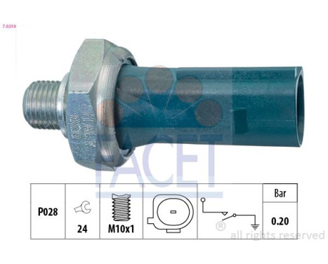 Oil pressure sensor