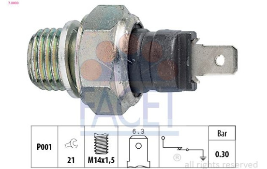 Oil pressure sensor