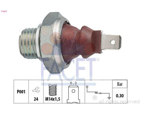 Oil pressure sensor