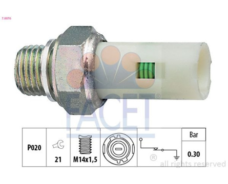 Oil pressure sensor